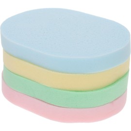 Esponjas Ovaladas Faciales para Limpieza, 4 Piezas Pva, Exfoliantes