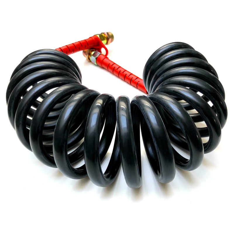 MelTruck® 2 x air spiral compressed air loop, spiral hose,