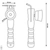 Hobber Midsize Hoof Pick for Horses, Stainless Steel, Ergonomic Handle,