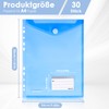 Donken Document Folder A4, Pack of 30 Document Wallets A4