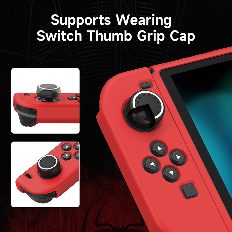JINGDU Switch Protective Case for Switch 2017 NS, Dockable Soft