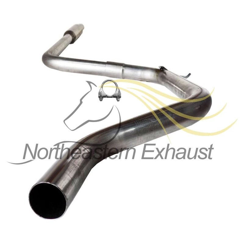 Northeastern Exhaust - 409-Grade Stainless Steel Resonator Pipe, Extension Pipe
