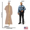 Cardboard People Policeman Life Size Cardboard Cutout Standup
