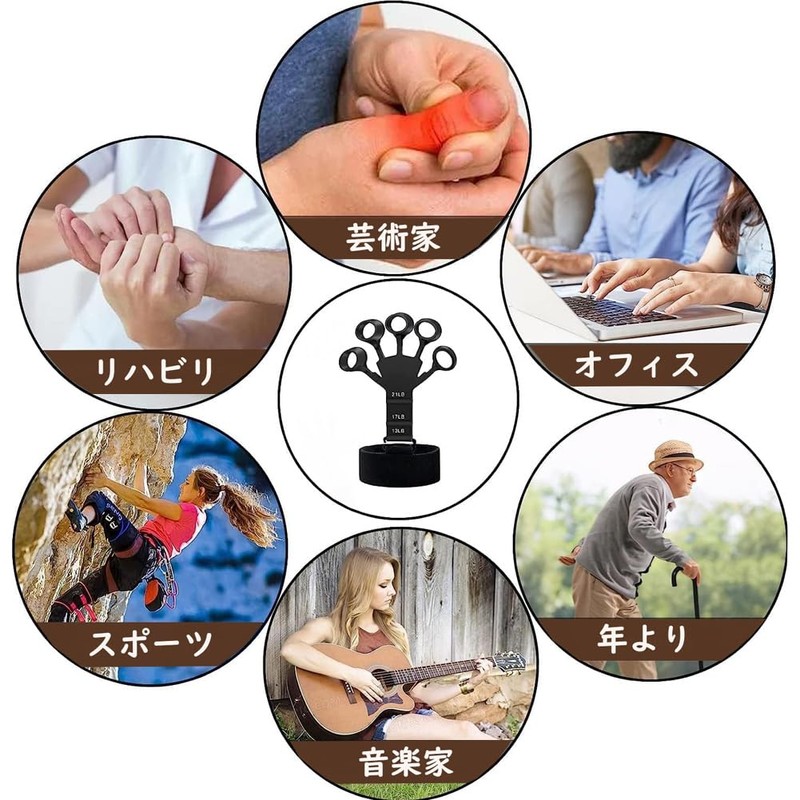 Finger Power Set of 2 Finger Trainer Finger Training Grip