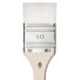 da Vinci Mask brush for face masks, enzyme peeling, fruit acid peeling, synthetic fibre, size 40, handmade in Germany, pack of 1