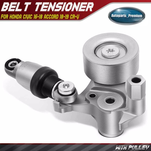 Unbranded Engine Belt Tensioner Assembly for Honda Civic 16-18 Accord