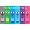 O2COOL Deluxe Handheld Battery Powered Water Misting Fan (Light Blue)
