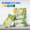 Medline Pack of 200 Disposable Green Nitrile Gloves with Aloe