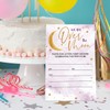 UDNADKEX Baby Shower Invitations for Girl Star with Envelopes, Invites