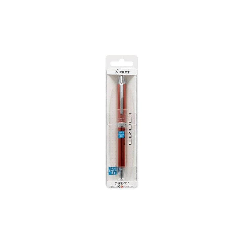 Pilot Multifunction Ballpoint Pen, 2 Plus One, Evolt, Red