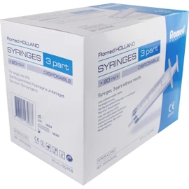 Romed Disposable Syringes 20 ml Individually Sterile Packed Pack of 50