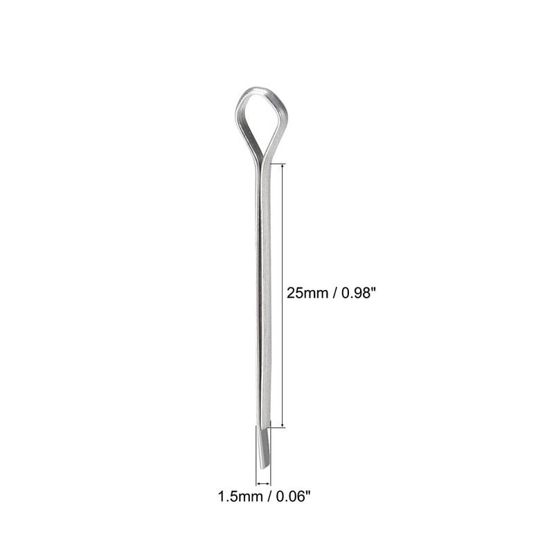 sourcing map 150 Pieces Split Splint 1/16 Inch x 63/64