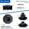 Adjustable Deck Support with Hidden Deck Fasteners, 10 PCS Pedestal