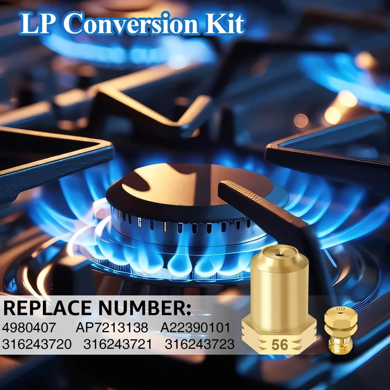Range LP Conversion Kit Natural Gas To Propane Conversion Replacement