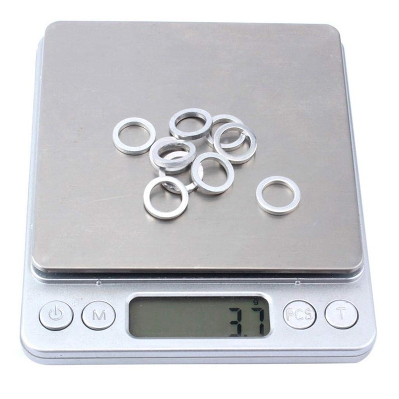 Baosity Pack of 10pcs Bike Chainwheel Screw Chainring Washer Gasket