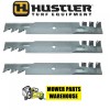 ROTARY 3 REPL HUSTLER GATOR MOWER BLADES 797704 797712 XR7