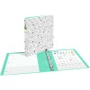 Avery + Amy Tangerine Designer Collection Binder, 1" Round Rings,