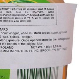 Kamis Horseradish Mustard 185g/6.5oz