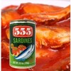 555 Sardines in Tomato Sauce 5.5oz (155g), 6 Pack