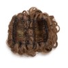 Short Messy Curly Dish Hair Bun Extension Easy Stretch hair
