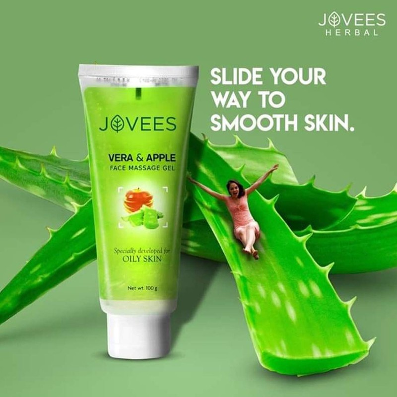 Jovees Apple & Vera Face Massage Gel 100g