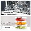VERONES 10 Pack 22 OZ Glass Meal Prep Containers, Airtight