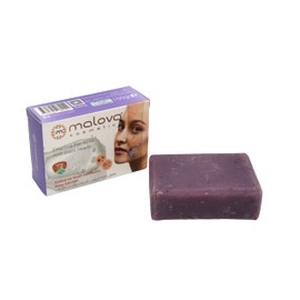 MALOVA COSMETICS Soap For Oily Skin, Effective for Acne and Blackheads, Moisturizing and Freshens the skin, Made of 100% Natural Oils, Handmade, Cold Process, Mixed with Ozone O3.