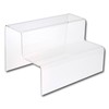 EPOSGEAR Two Step Tier Clear or Coloured Acrylic Plastic Retail