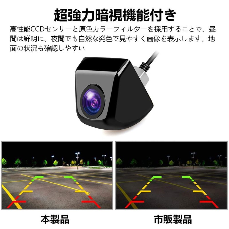 CAR ROVER Rear View Camera 12V 600,000 Pixels IP69 Waterproof
