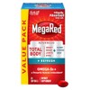 Megared Omega-3 Krill Oil Total Body + Refresh Softgels, Megared,