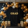 10x10FT Black Backdrop Curtains for Parties Wrinkle Free Black Curtains