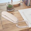 Wall Telephone, TC990 Wired Landline Telephone Beige Table Mount Wall