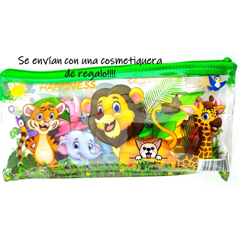 KT&C Lip Gloss Para Labios Kawaii Stitch 6 Piezas +