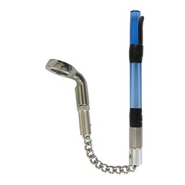 Korda Basix Mini Stow Blue Indicator – Compact Carp Fishing Bobbin with Magnetic Hockey Stick and Stainless Steel Chain for Bite Detection