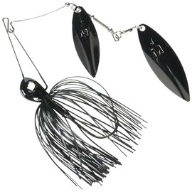 Mustad Arm Lock Spinnerbait 1/2oz Black - Spinner JIG - (14g)