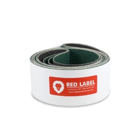 Red Label Abrasives 6 X 89 Inch 36 Grit Metal Grinding Zirconia Sanding Belts, 2 Pack