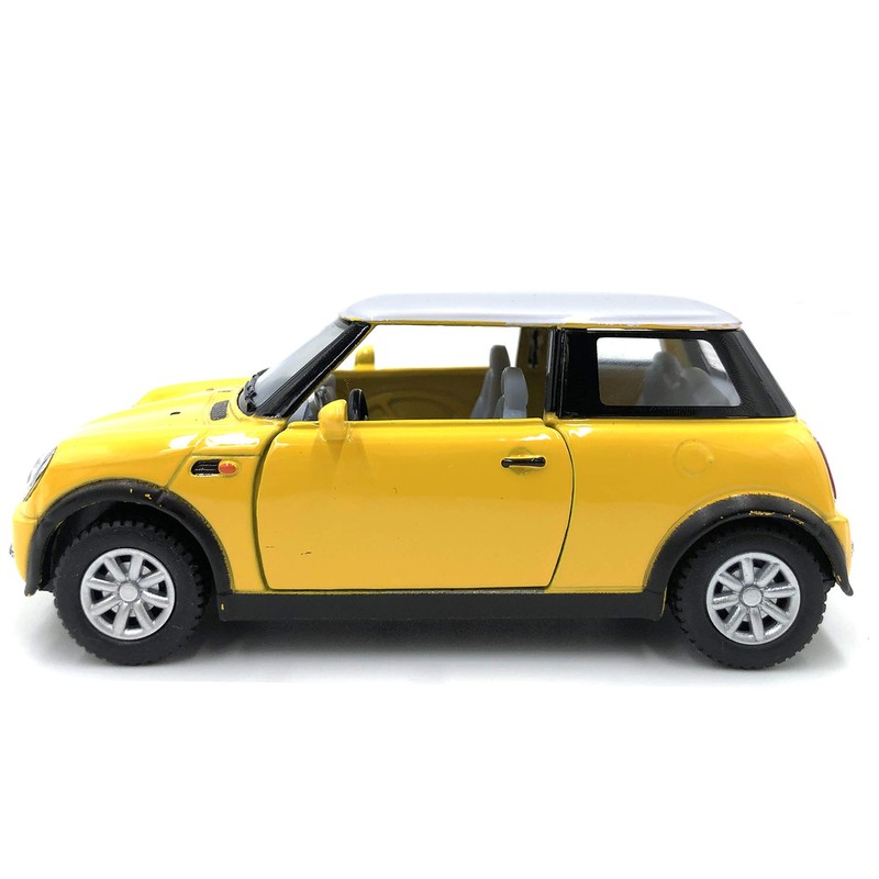 ICE TOYS Mini Cooper S Scale Model Car (Mono Yellow)