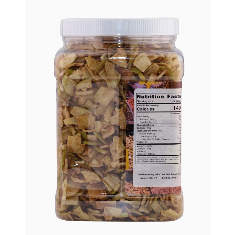 Dried Cinnamon Apple Chips - 1 Lb Tub