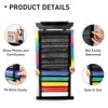 Tilhumt 12 Belts Karate Belt Display Rack with Sticker, Felt