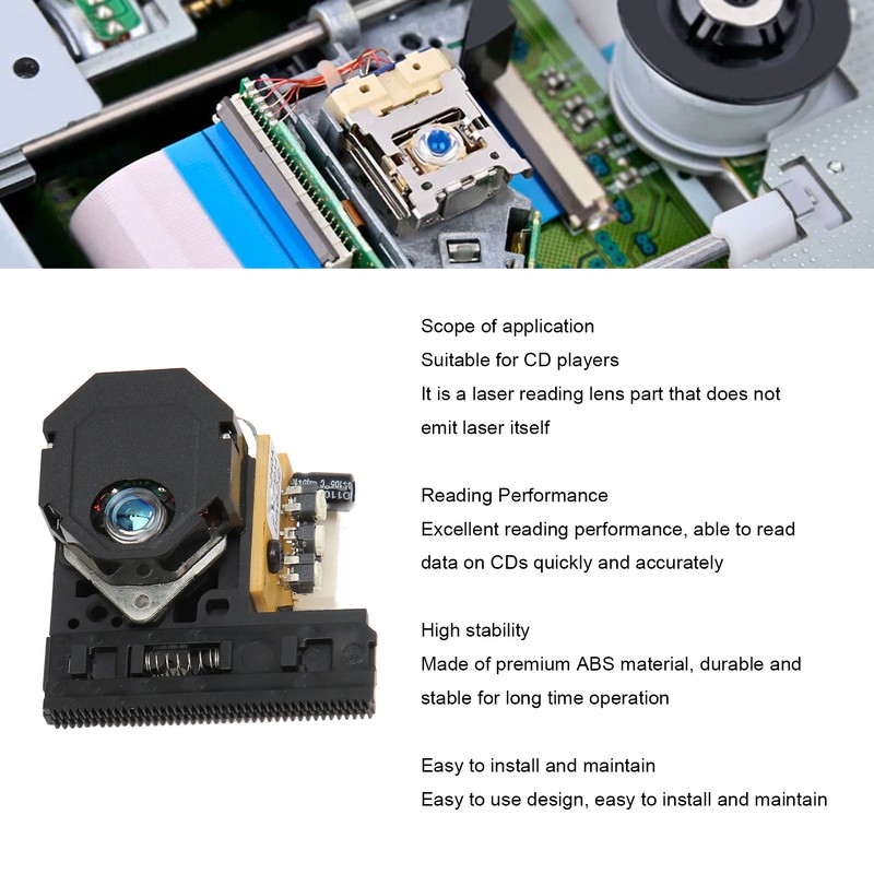 CD Replacement Optical Laser Lens Durable Quick Read Easy to