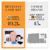 BEYELIAN- Kit de suministros para extensiones de pestañas: este kit