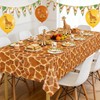 4 Pack Jungle Safari Animal Tablecloths Plastic Animal Theme Tablecloths