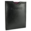 Travel Passport Holder Sleeve Protector Cover Wallet Real Leather RFID