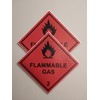 Pack of 2 strong Magnetic, flammable gas 100mm x 100mm