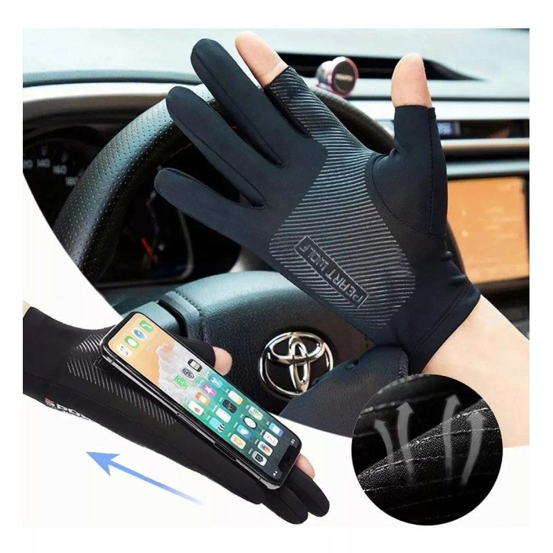 Angecm8 Guantes De Protección Solar De Verano Sin Género Medio
