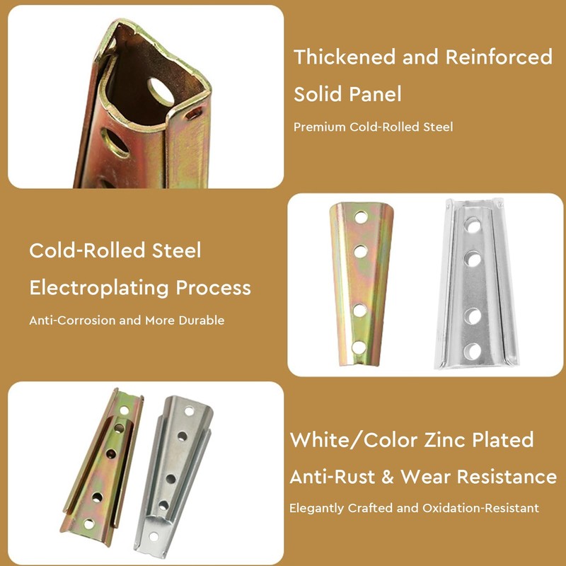 4Pcs Furniture connectors Sectional Sofa Connector, Diagonal Bolts, Sofa Fixing