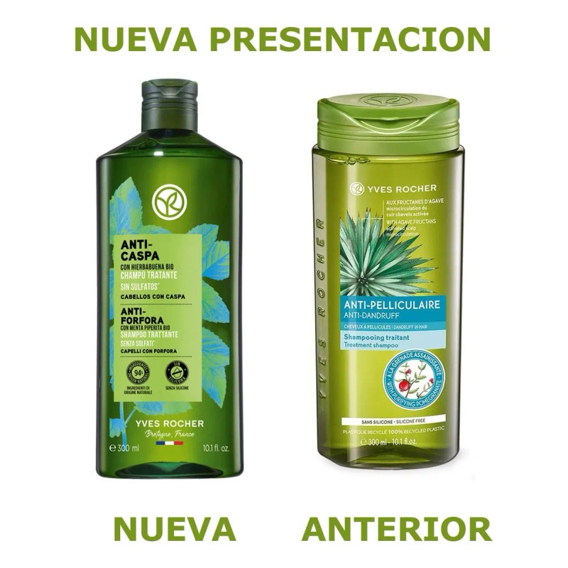Set 2 Shampoo Anticaspa - Controla Y Elimina La Caspa