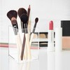 YKUKIZEE 8Pcs Acrylic Pen Holder Clear, Acrylic Square Pen Pot,