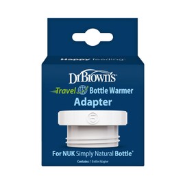 Dr. Brown's - Adaptador calentador de biberones de viaje para biberones Nuk, portátil, sin BPA