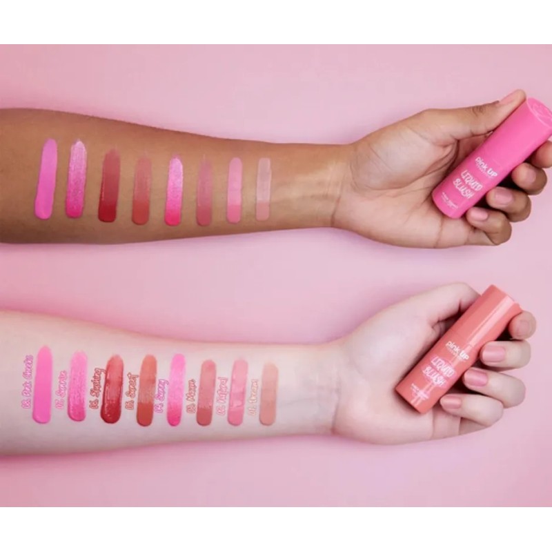 Rubor Liquido Liquid Blush Pink Up Tono Del Maquillaje Sunsent